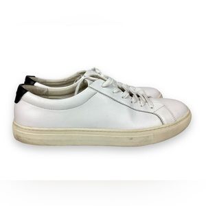 New Republic White Leather Low Top Sneakers